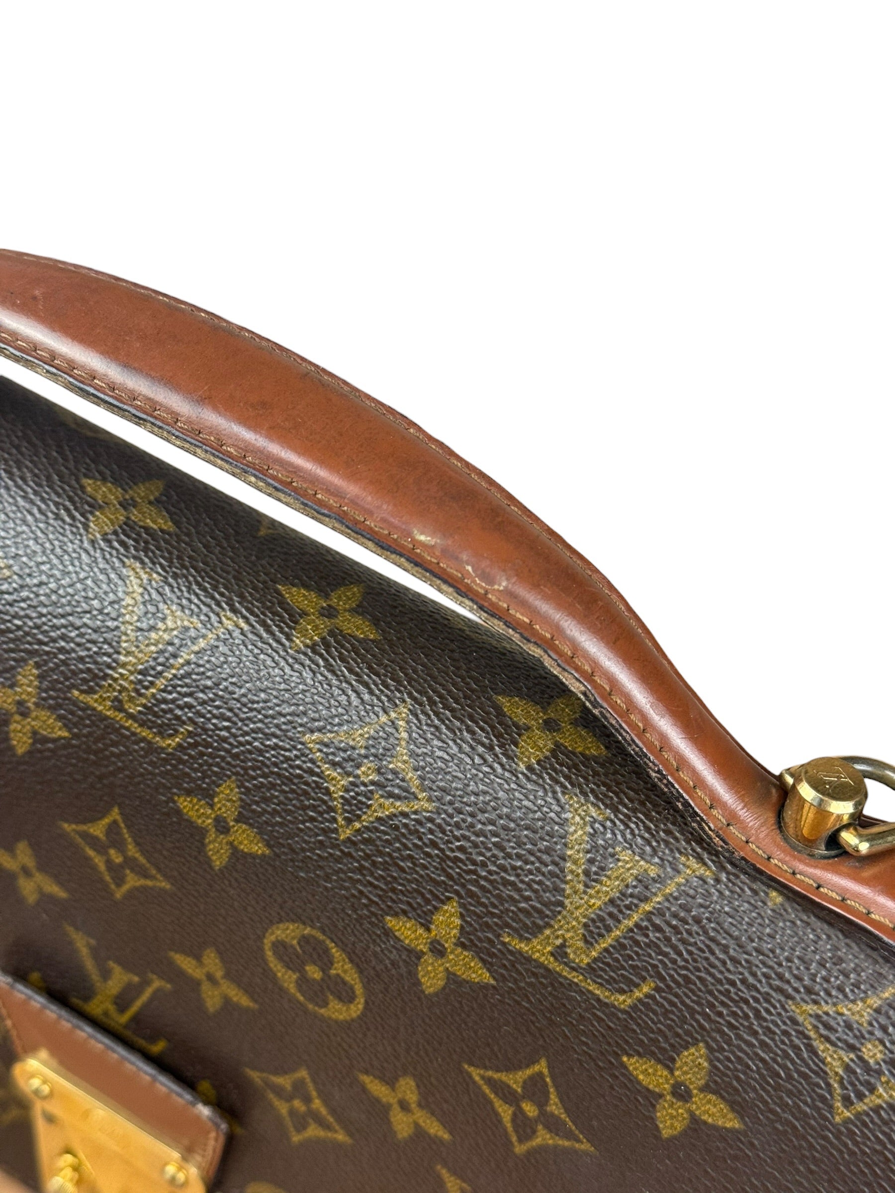 Louis Vuitton Monogram Monceau Lock Shoulder Bag