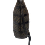 Celine Coated Canvas Stripped Macadam Crossbody