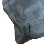 Prada Vintage Black Nylon Hobo Shoulder Bag