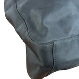 Prada Vintage Black Nylon Hobo Shoulder Bag