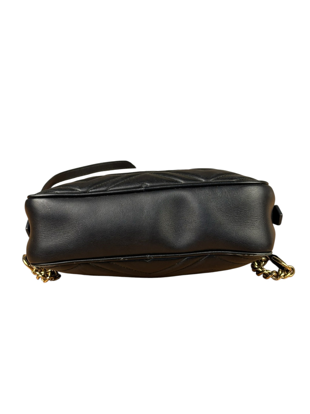 Gucci Black Leather Marmont Small Camera Bag
