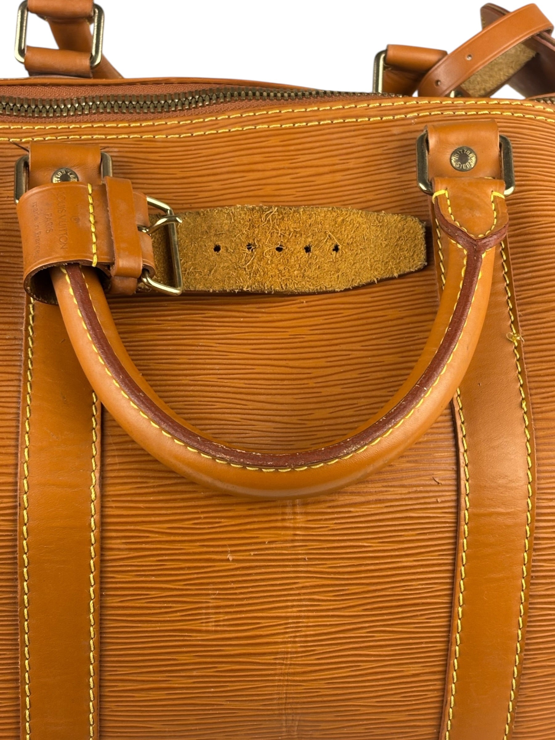 Louis Vuitton Vintage Epi Leather Keepall Travel Bag