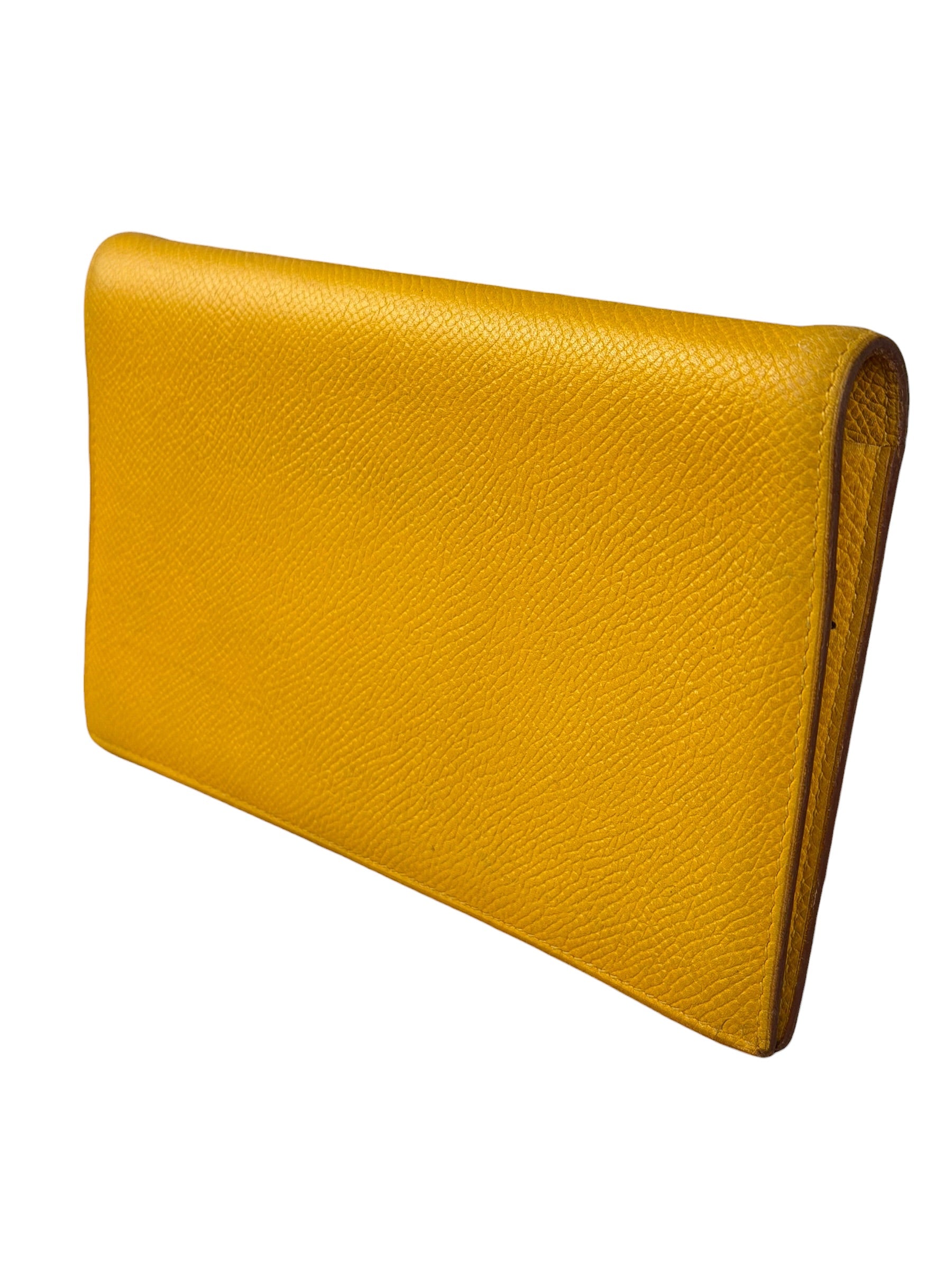 Hermes Yellow Leather Agenda Cover