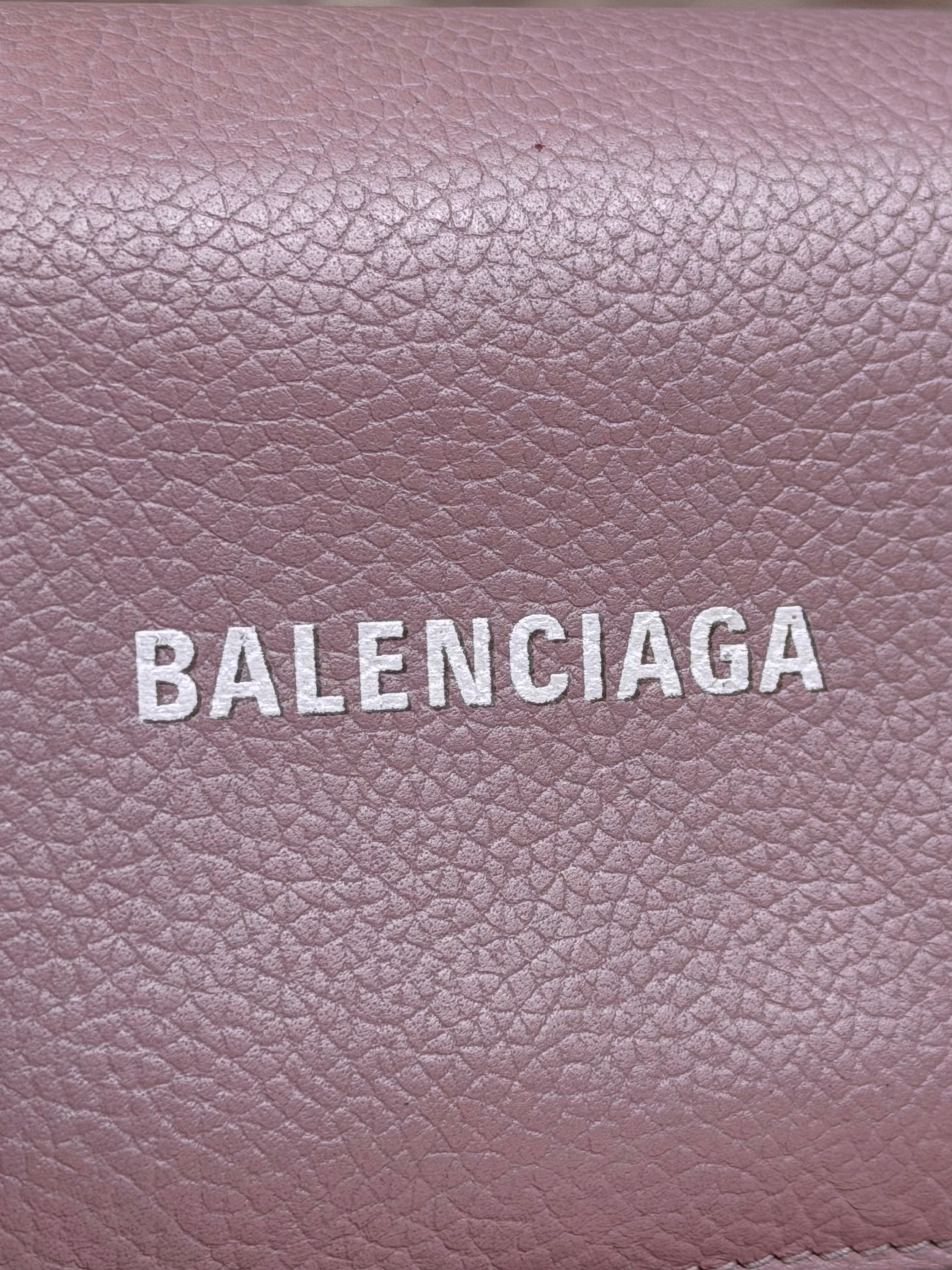 Balenciaga Power Pink Cash/Coin/Card Flap Holder