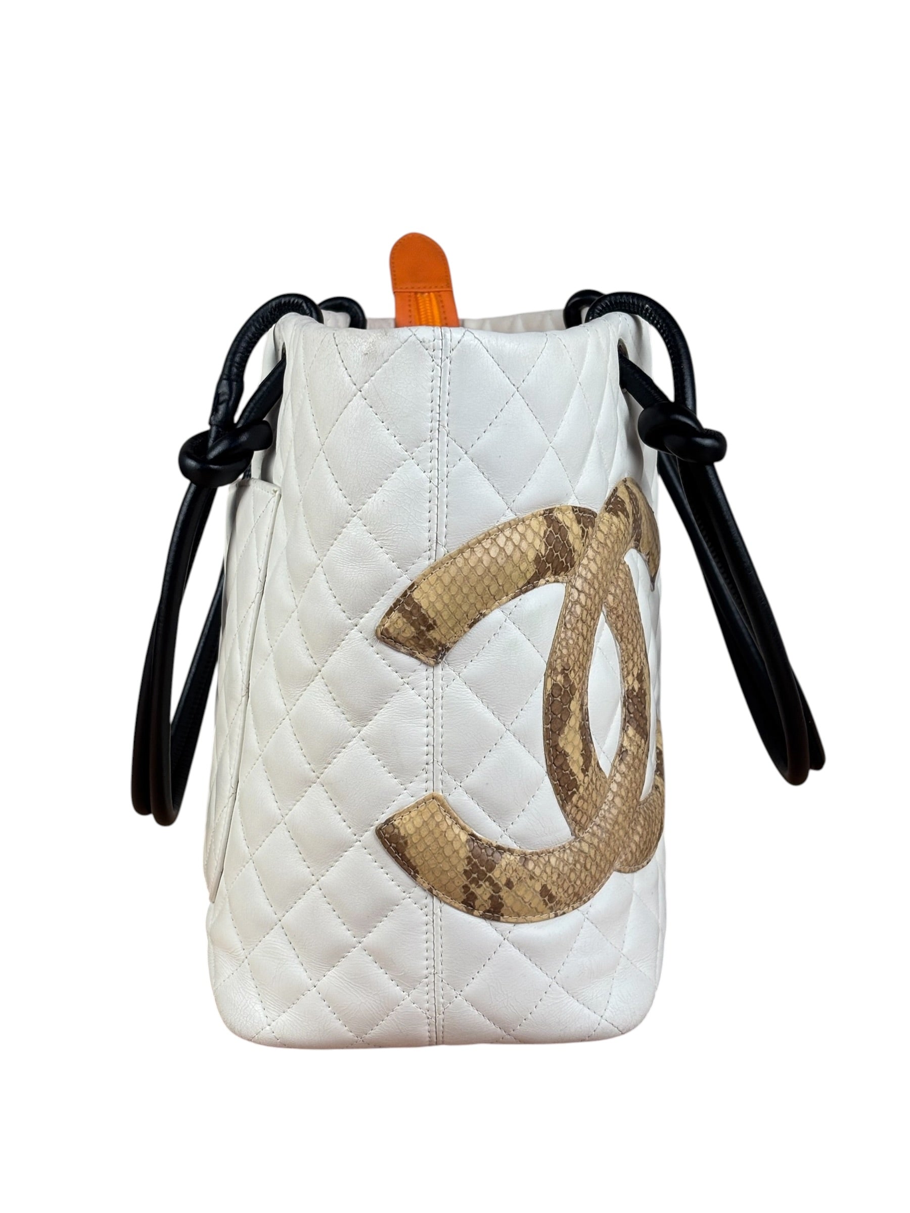 Chanel Python Large CC Cambon Ligne Tote 2005