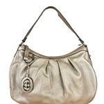 Gucci Metallic Leather Shoulder Bag