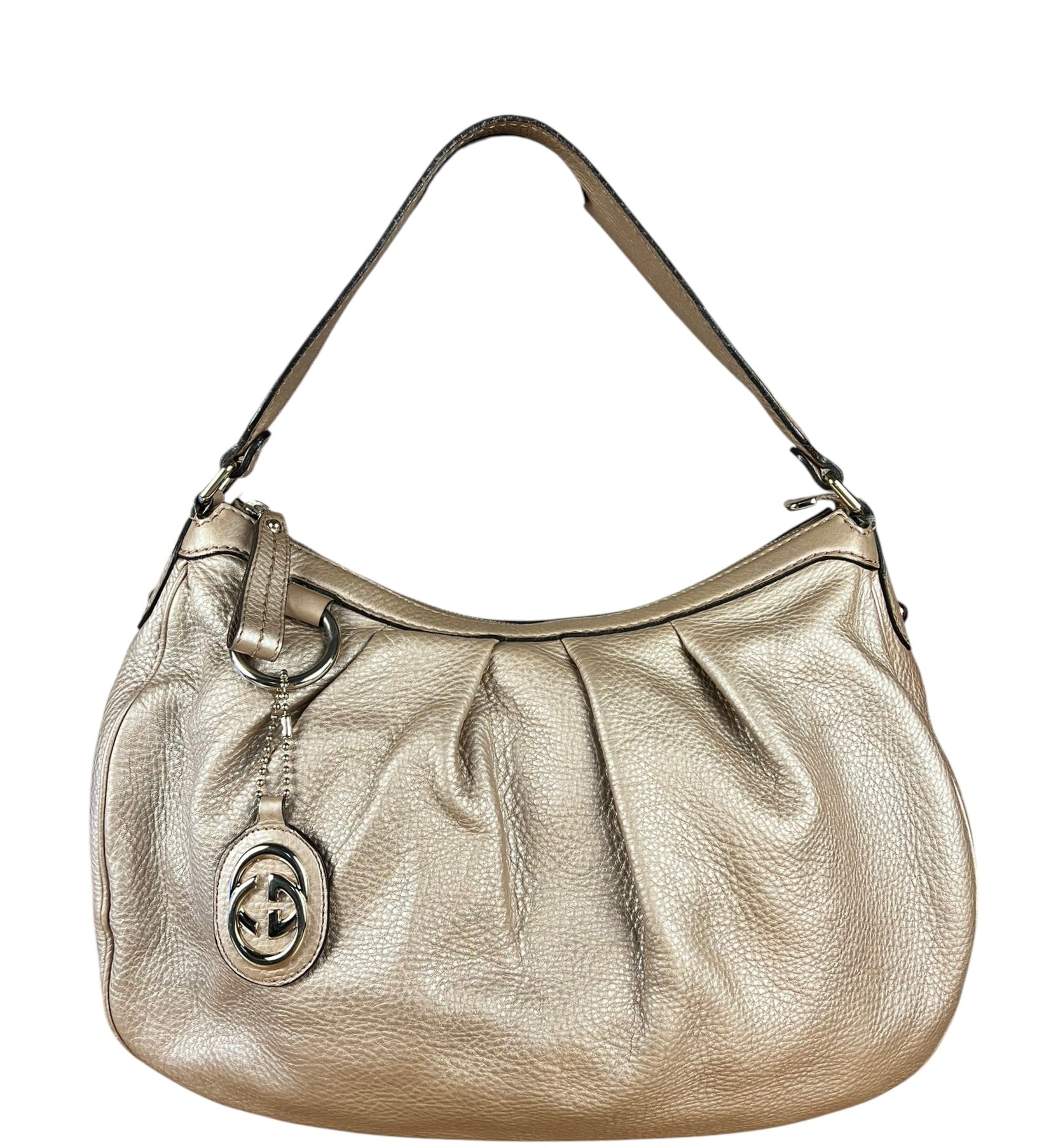 Gucci Metallic Leather Shoulder Bag