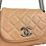 Chanel Beige Bijoux Accordion Flap Bag 2008