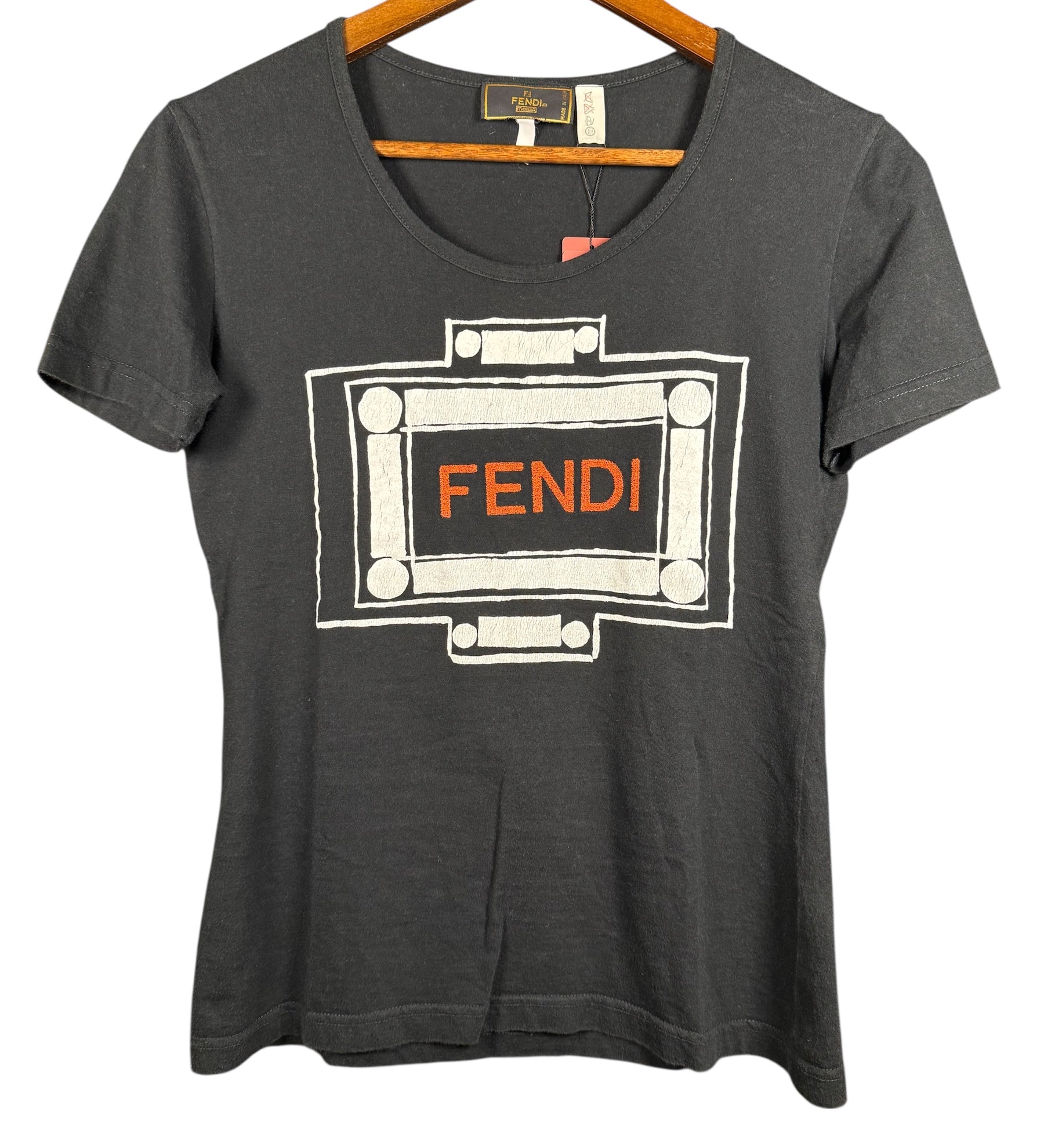 Fendi Graphic Logo Short Sleeve