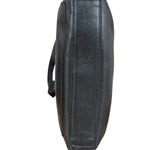 Chanel Vintage Black Leather Zip Shoulder Bag - 1998