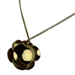 Chanel Vintage Camellia Pendant Necklace