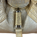 Fendi Metallic Gold Spy Shoulder Bag
