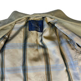 Burberry Vintage Khaki Plaid Lined Coat
