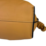 Loewe Brown Leather Flamenco Shoulder Bag