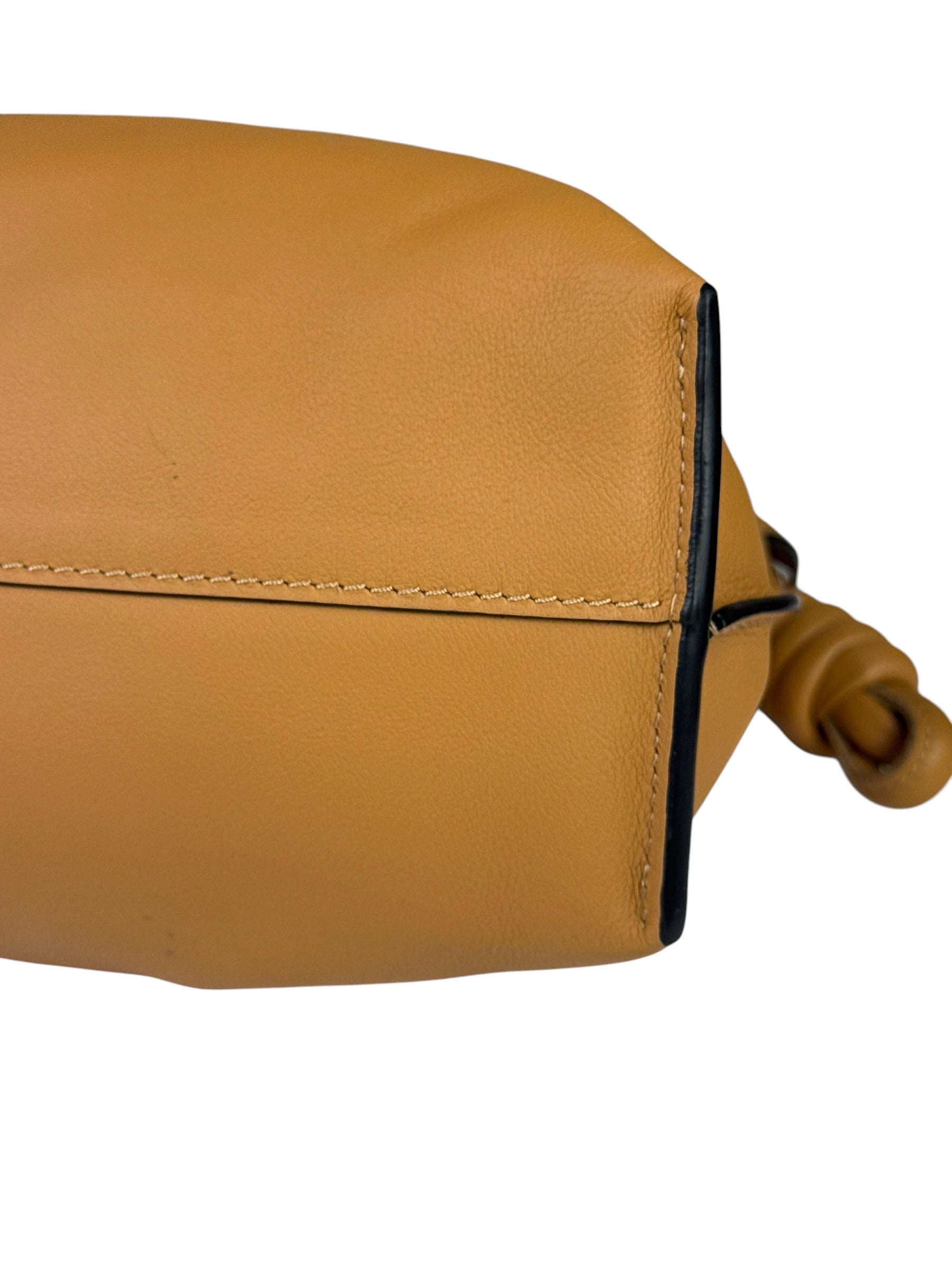 Loewe Brown Leather Flamenco Shoulder Bag