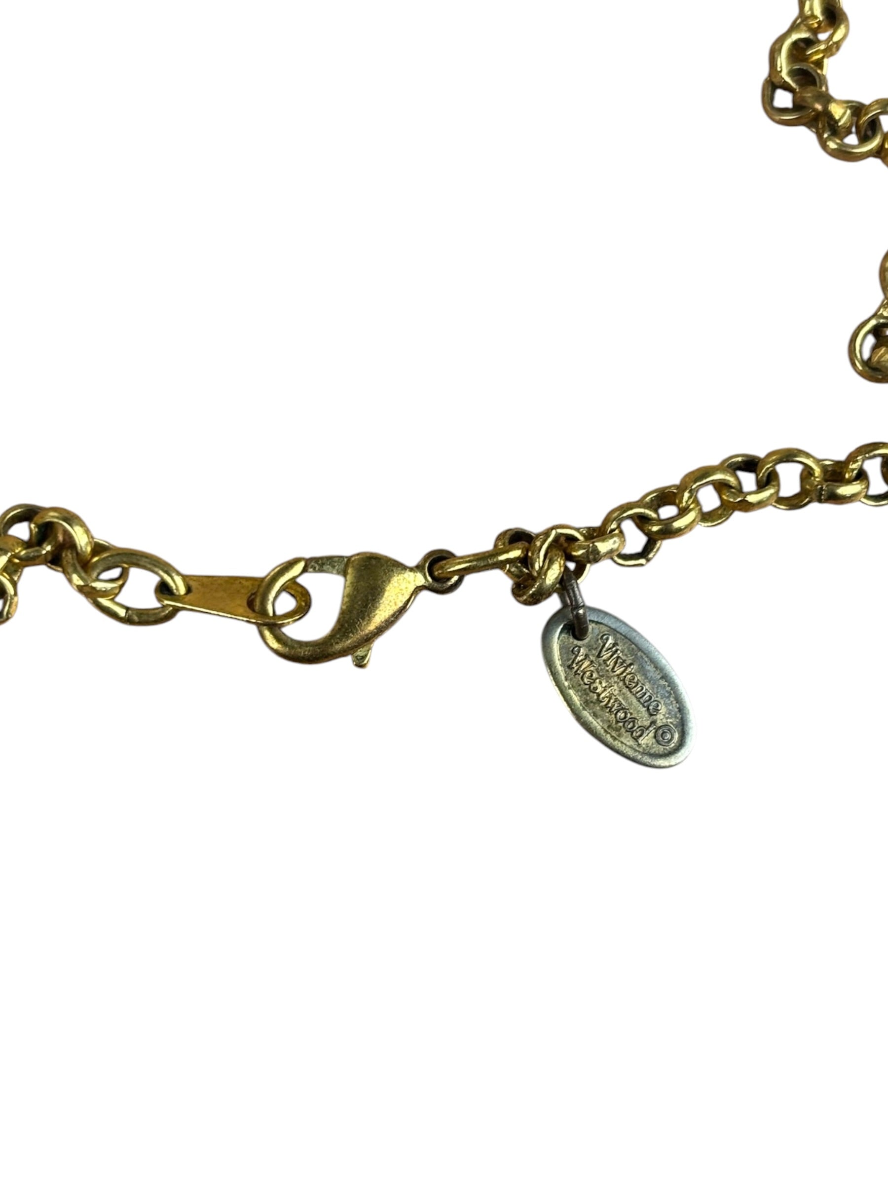 Vivienne Westwood Gold-Tone Pendant Necklace