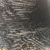 Prada Vintage Black Shine Leather Vitello Daino Tote