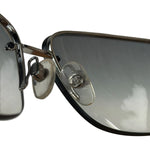 Chanel Vintage Rimless Shield Sunglasses 4117-B