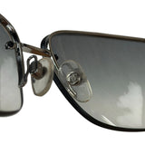 Chanel Vintage Rimless Shield Sunglasses 4117-B