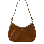Saint Laurent Vintage Brown Leather Mini Shoulder Bag