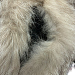 Vintage Accency Neutral-Toned Fox Fur Coat
