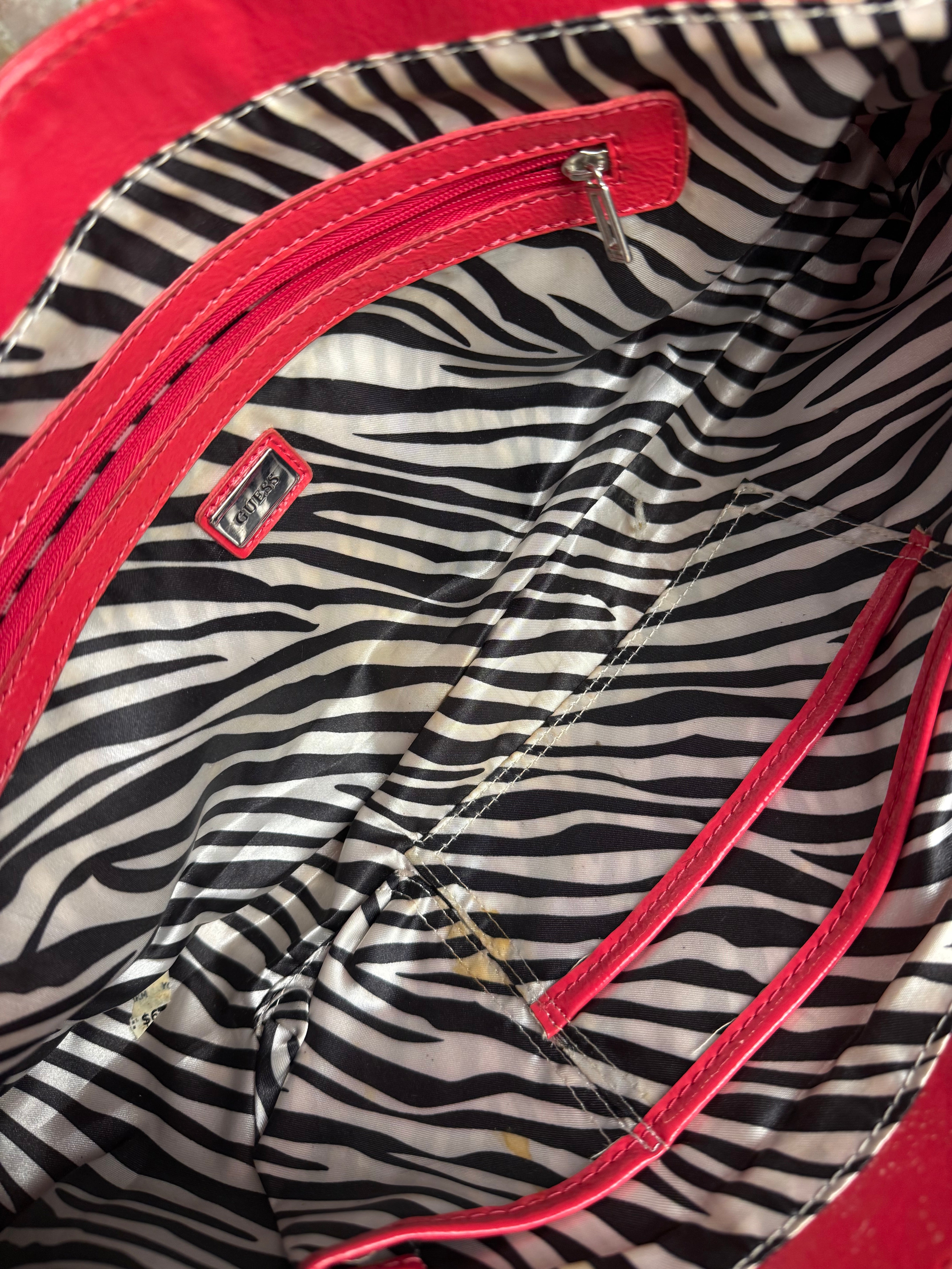 Guess Y2K Pink G Logo Top Handle Bag