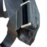 Prada Black Vela Nylon Flat Crossbody Bag