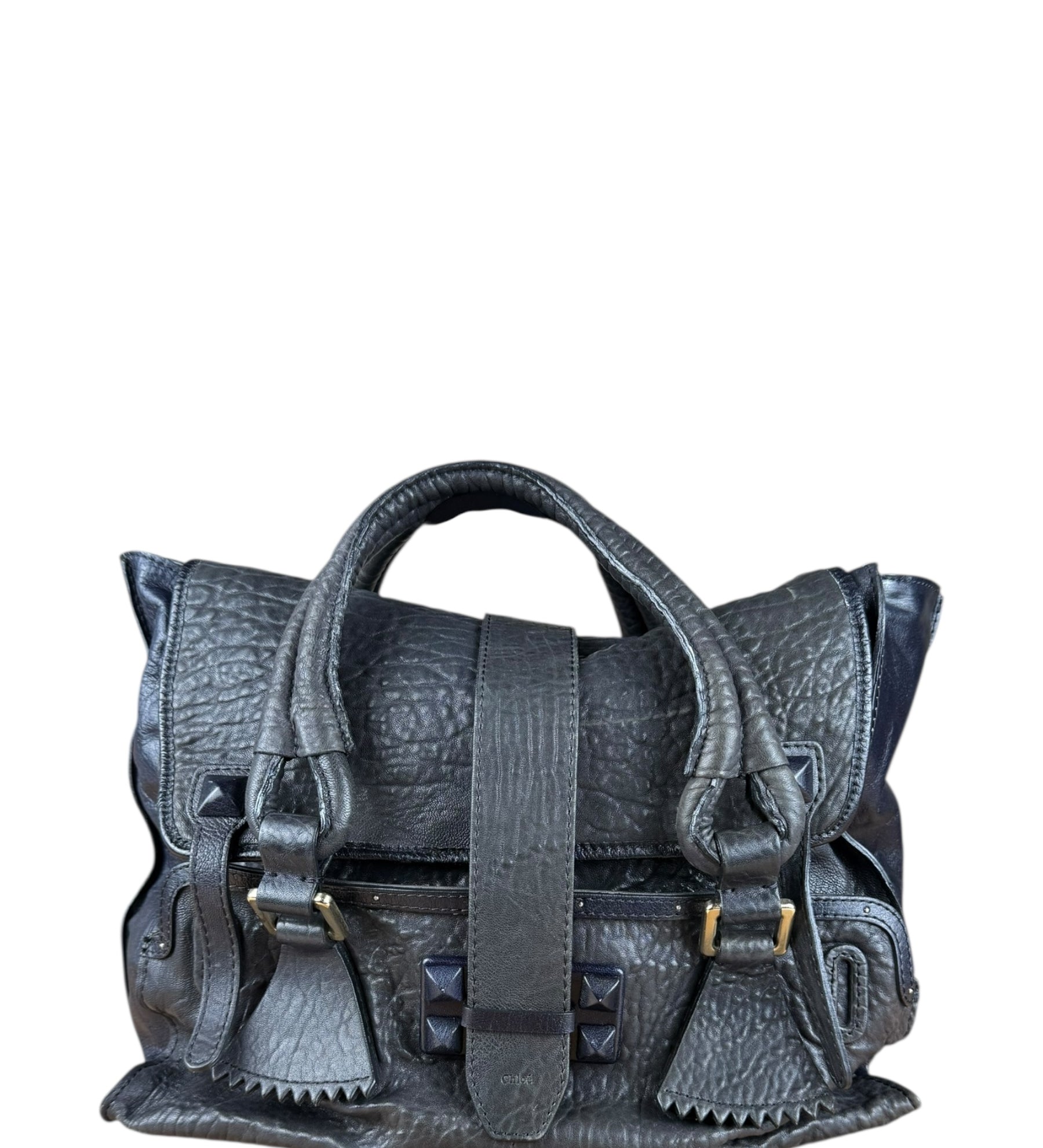 Chloé Black Elvire Goatskin Handbag