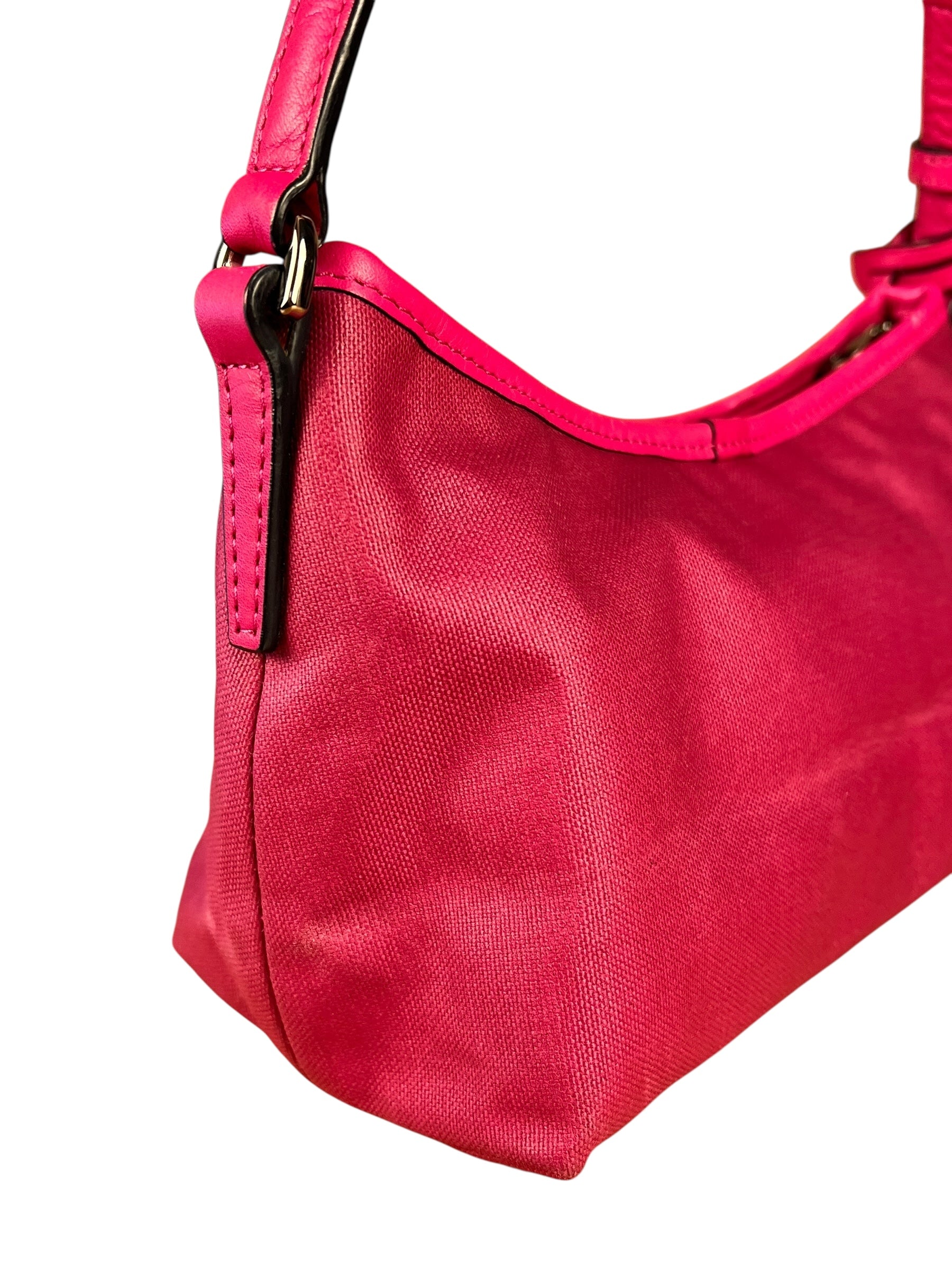 Loewe Fucshia Padlock Shoulder Pochette