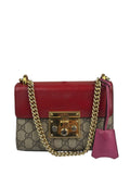 Gucci Colorblock Leather Padlock Small Shoulder Bag
