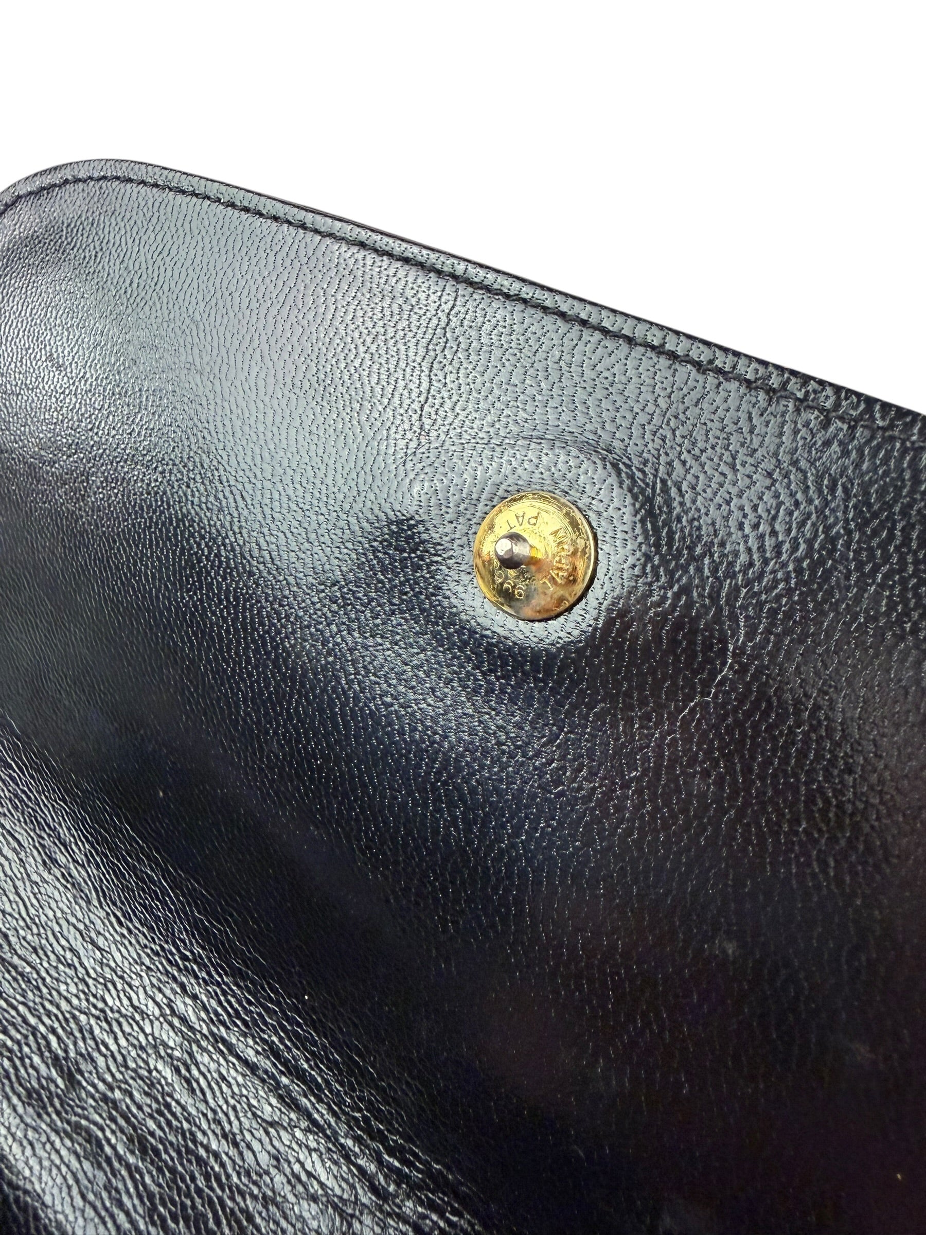 Chloe Vintage Black Leather Shoulder Bag