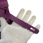 Hermes Kelly 35 Purple Ghillies Swift Togo Leather Handbag 2015