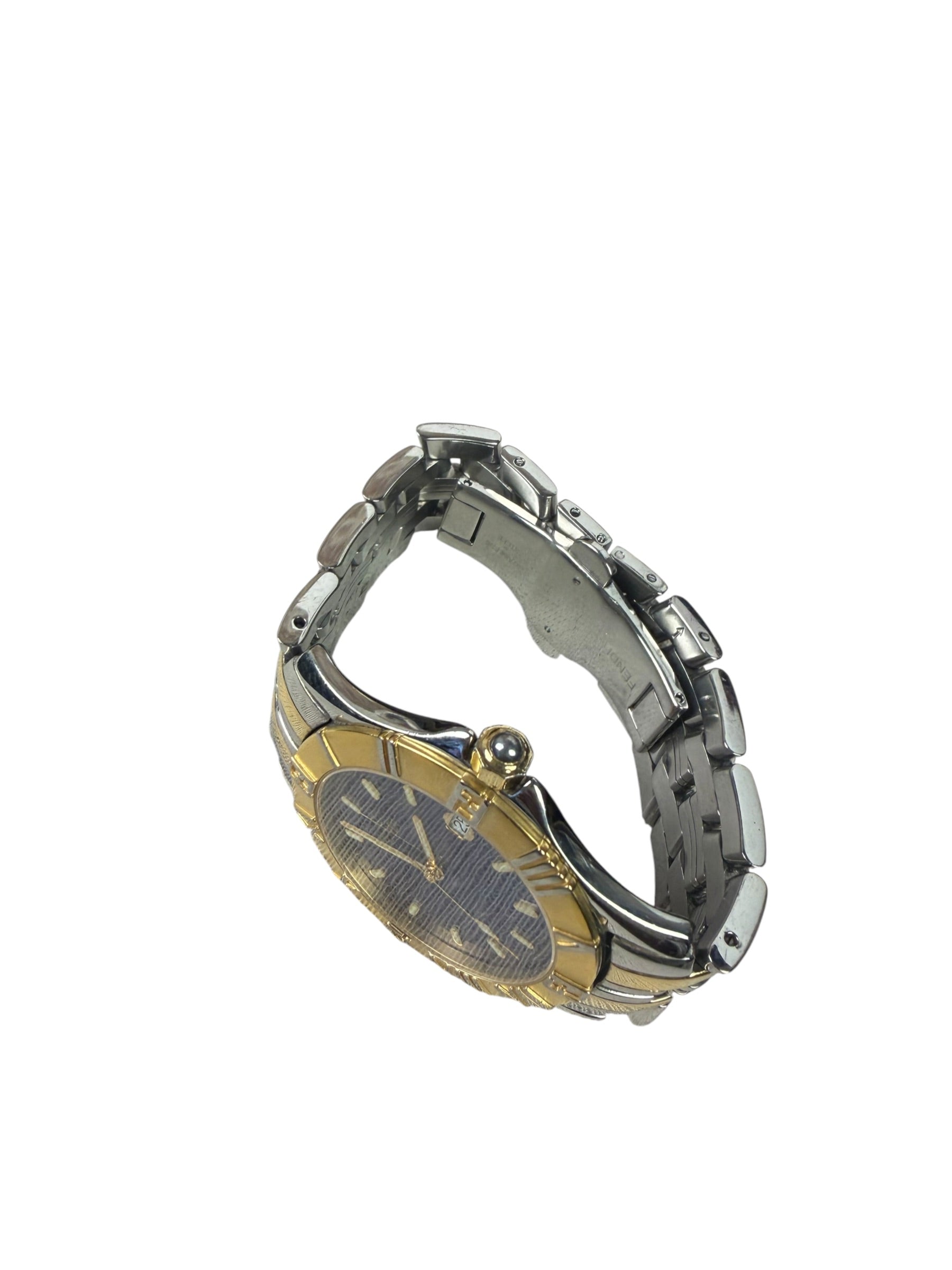 Fendi 2 Tone Orologi Blue Dial Watch