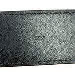 Louis Vuitton Black New Wave Belt