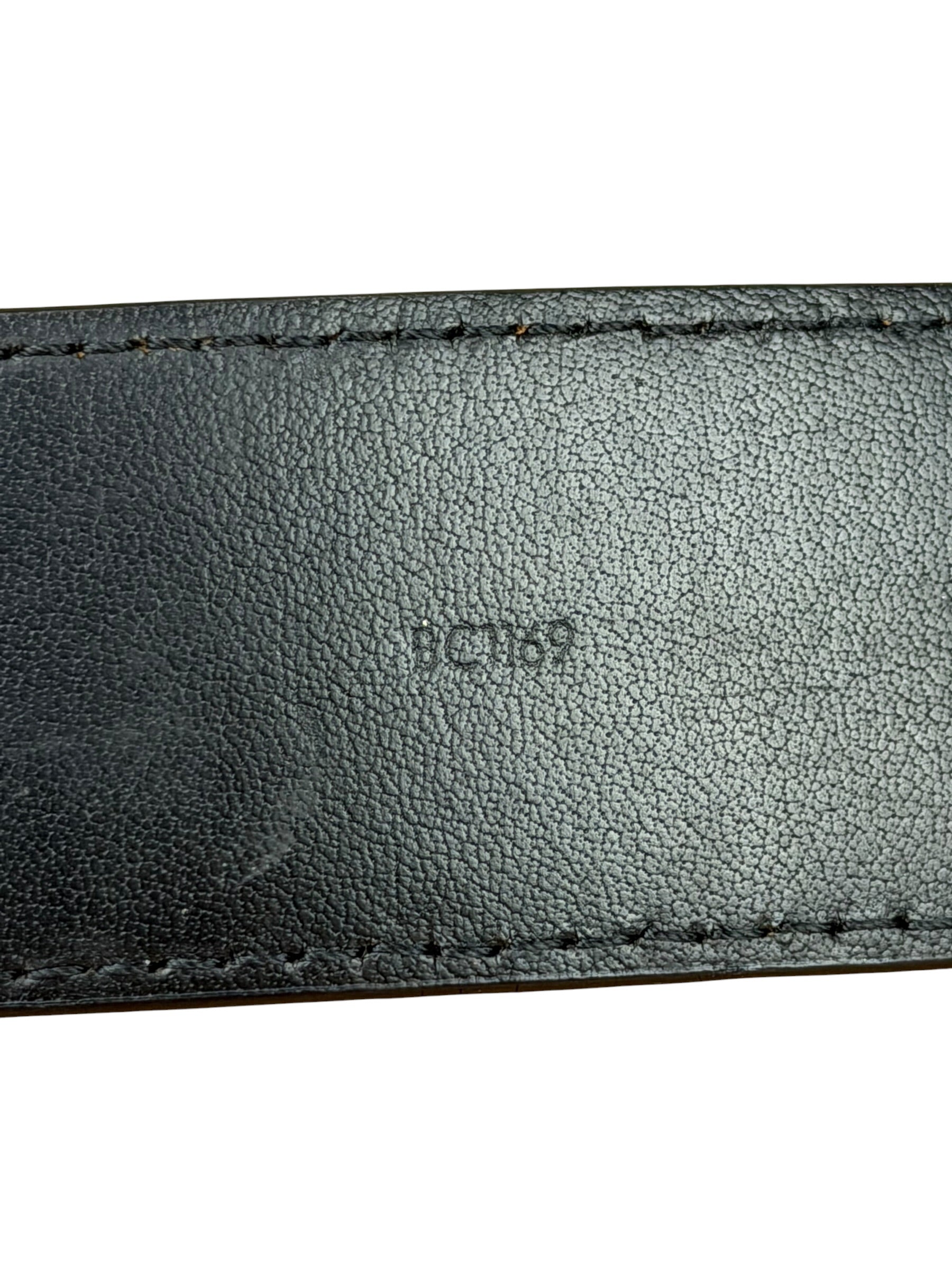 Louis Vuitton Black New Wave Belt