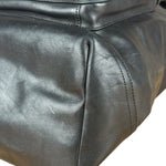 Coach black Leather Backpack