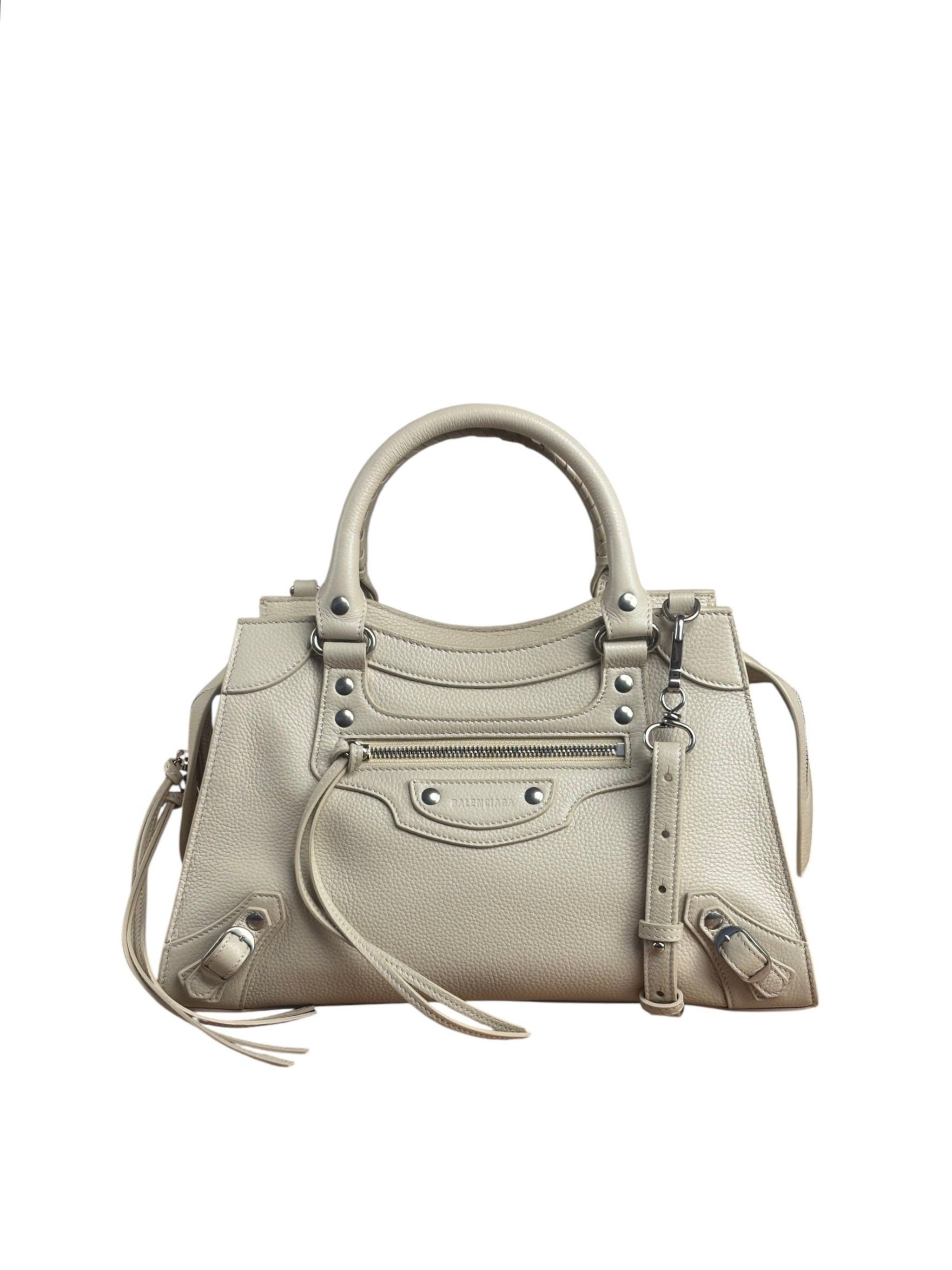 Balenciaga Beige Neo Classic City Bag
