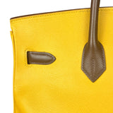 Hermes Birkin 35 Cushvel Havana x Jaune