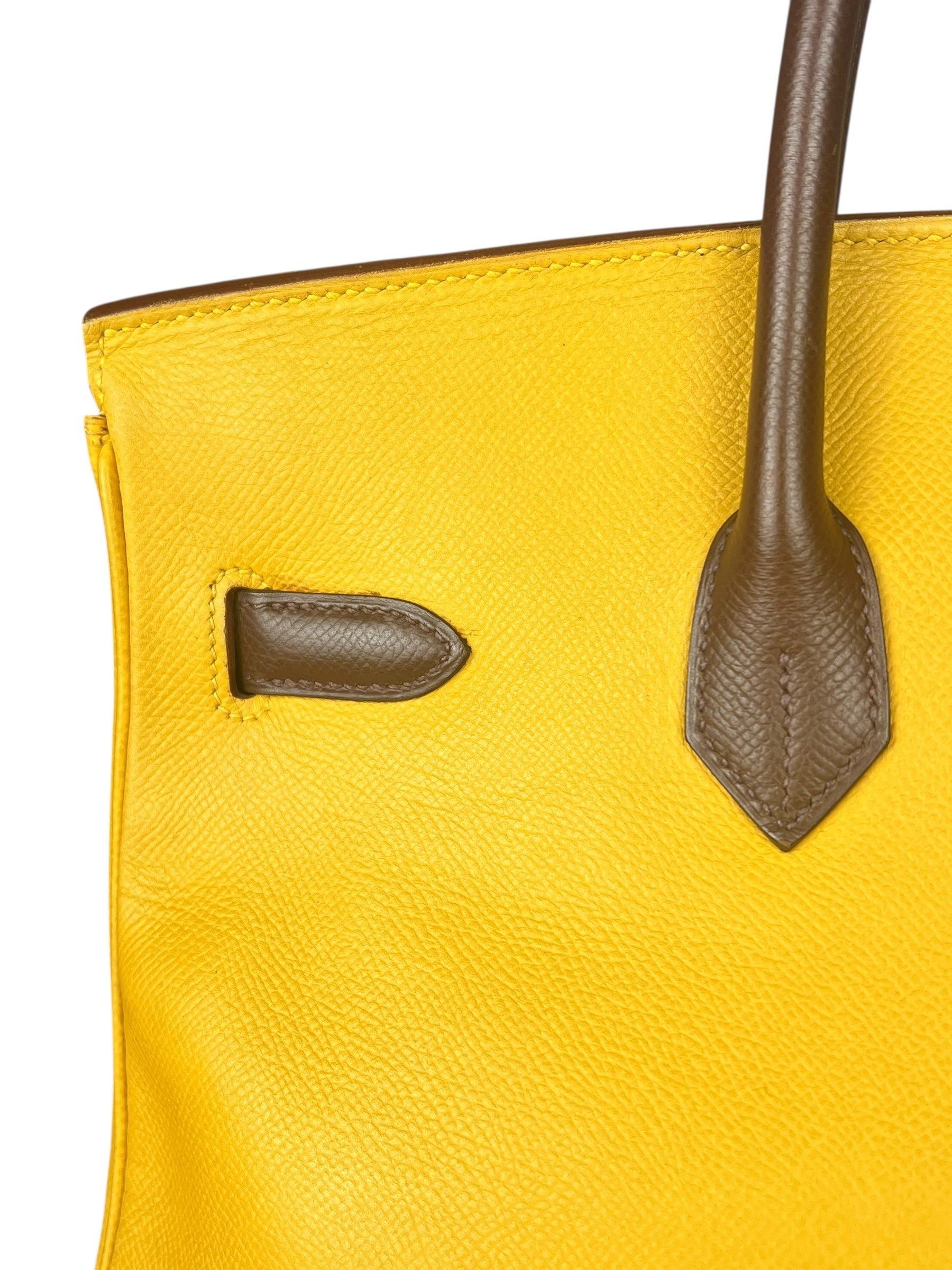 Hermes Birkin 35 Cushvel Havana x Jaune