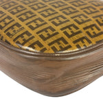 Fendi Vintage Brown PVC Leather Zucca Crossbody Bag