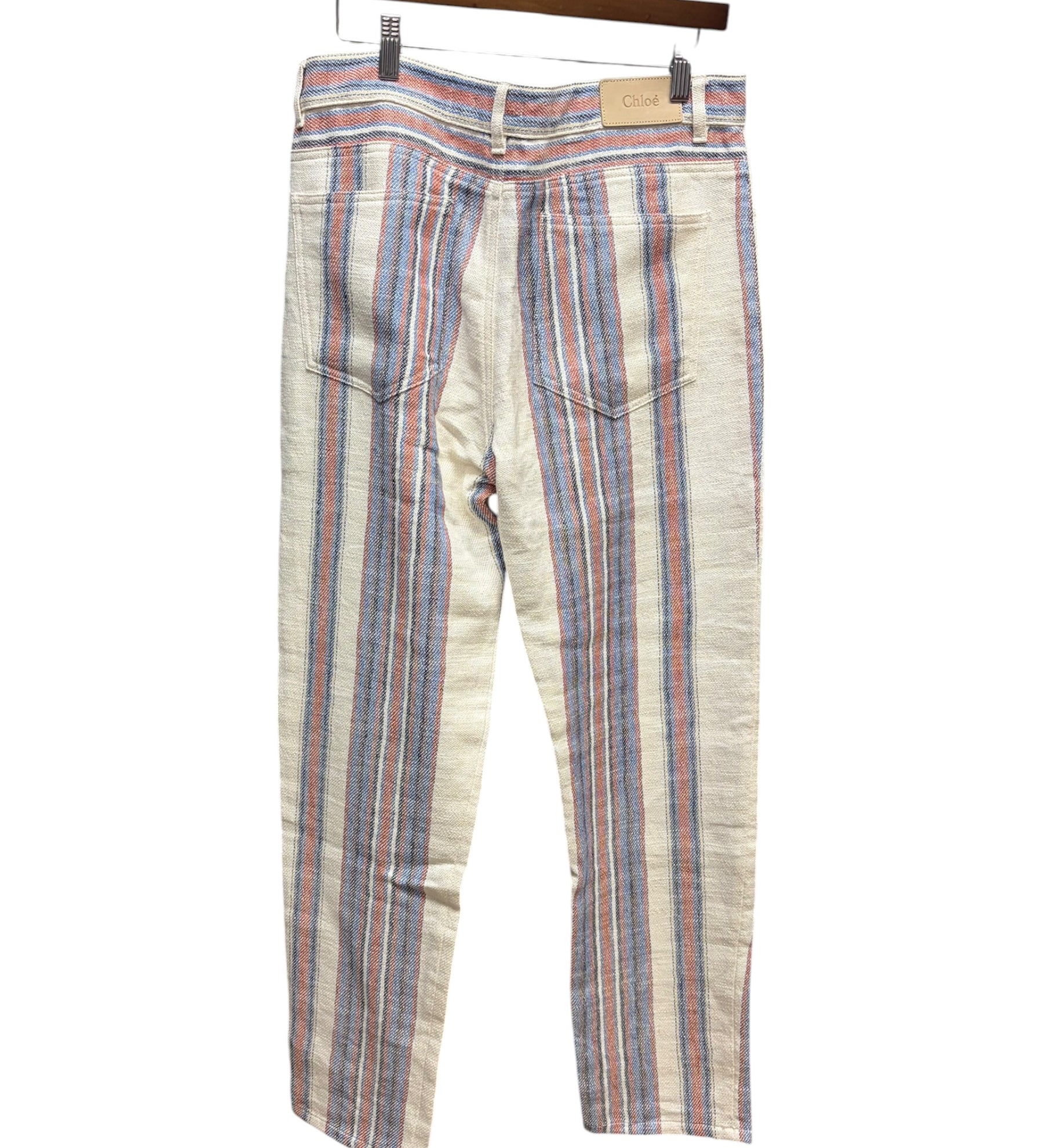 Chloe Multi-Colored Horizontal Striped Bottoms