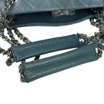 Chanel Blue Caviar Quilted CC Timeless Soft Shopper Tote 2010