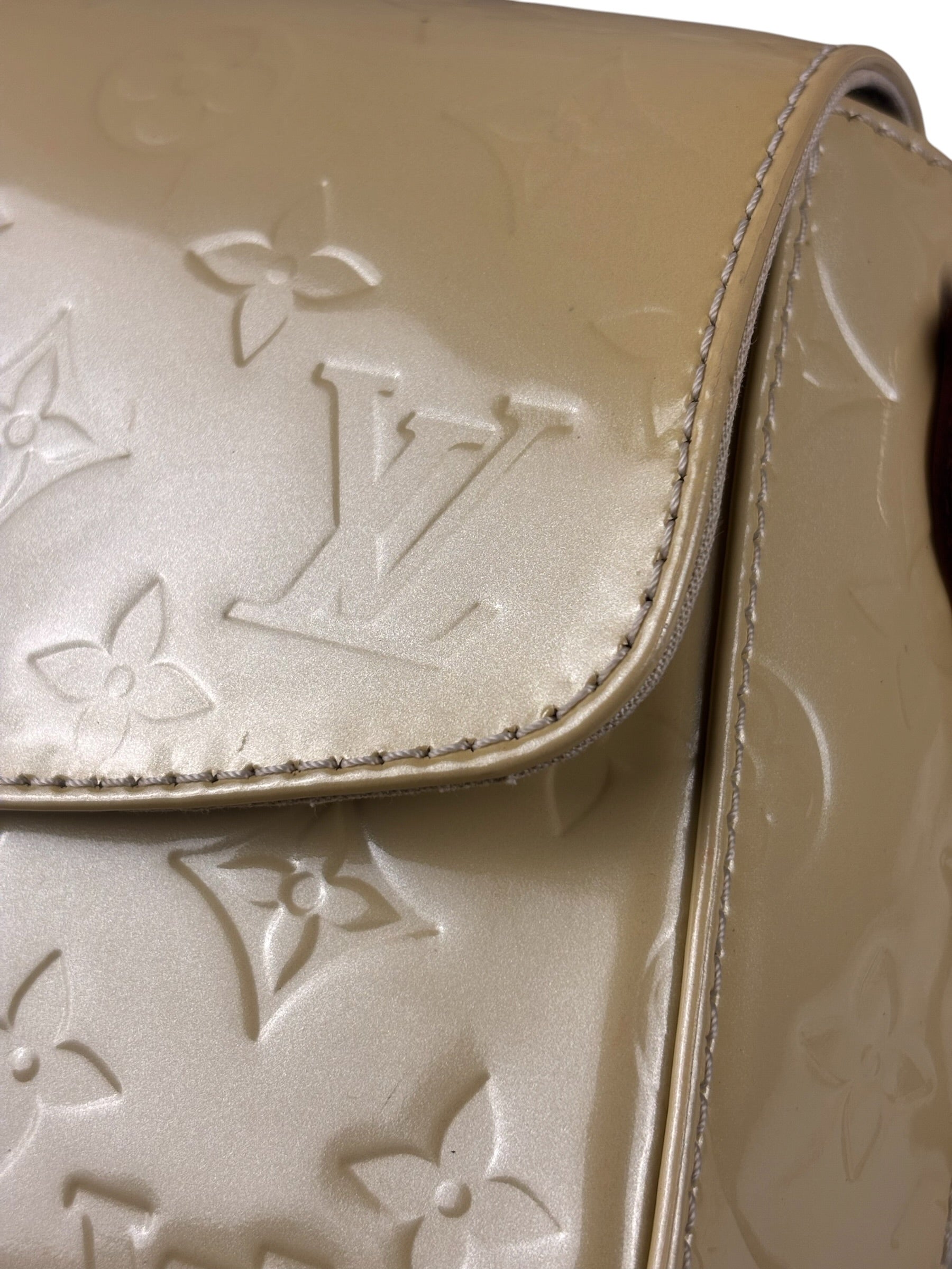 Louis Vuitton Yellow Monogram Vernis Bellflower GM Shoulder Bag