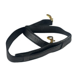 Celine Black Suede/Crocodile Embossed Leather Trapeze Two-Way Bag