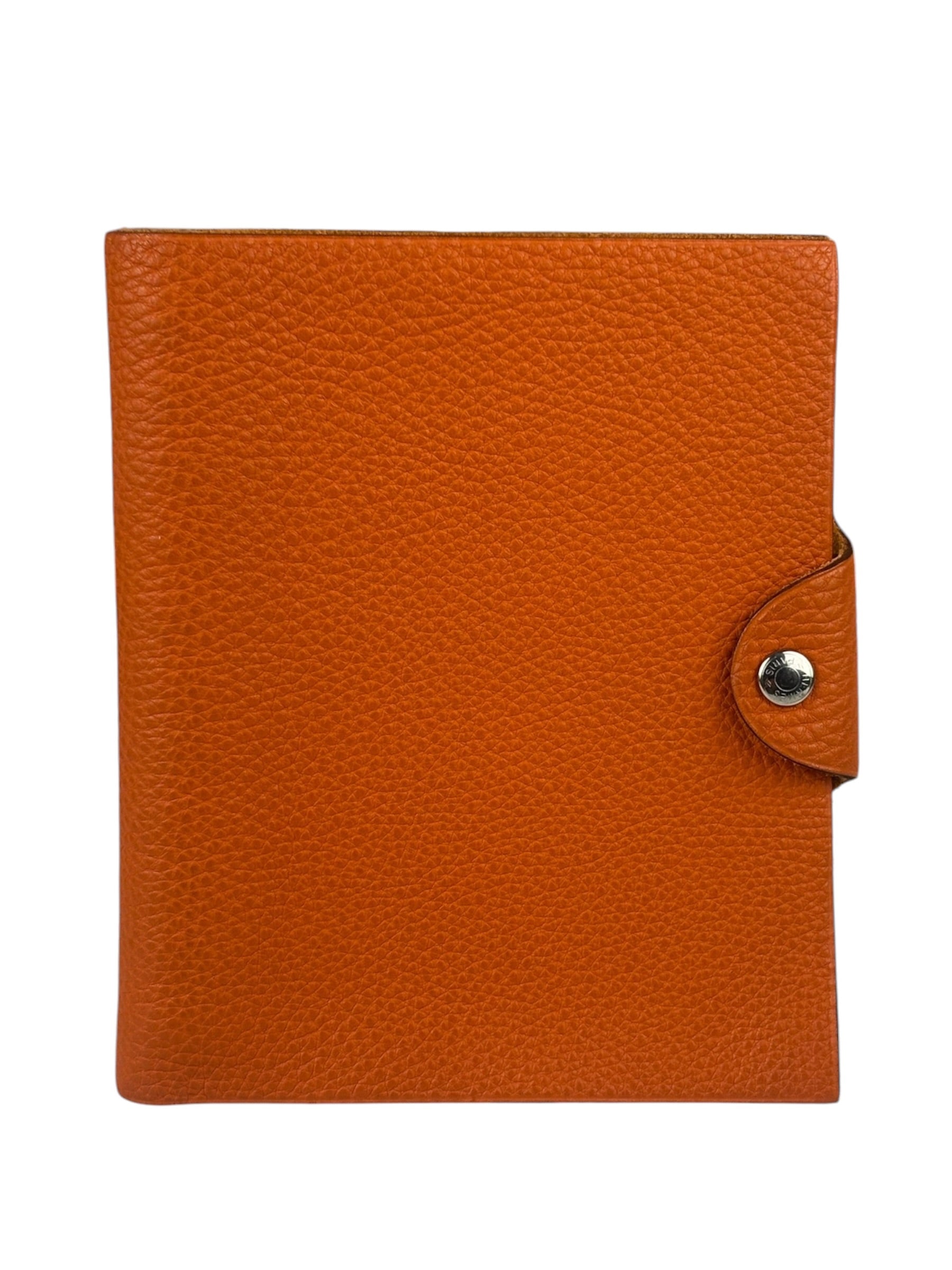 Hermes Orange Cover Ulysse Notebook