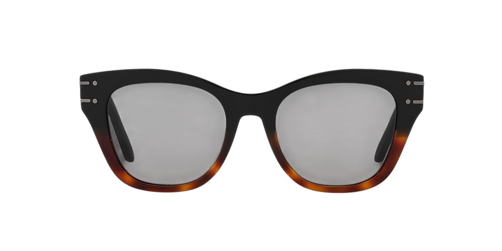 Christian Dior Black/Tortoise Rim Signature Sunglasses