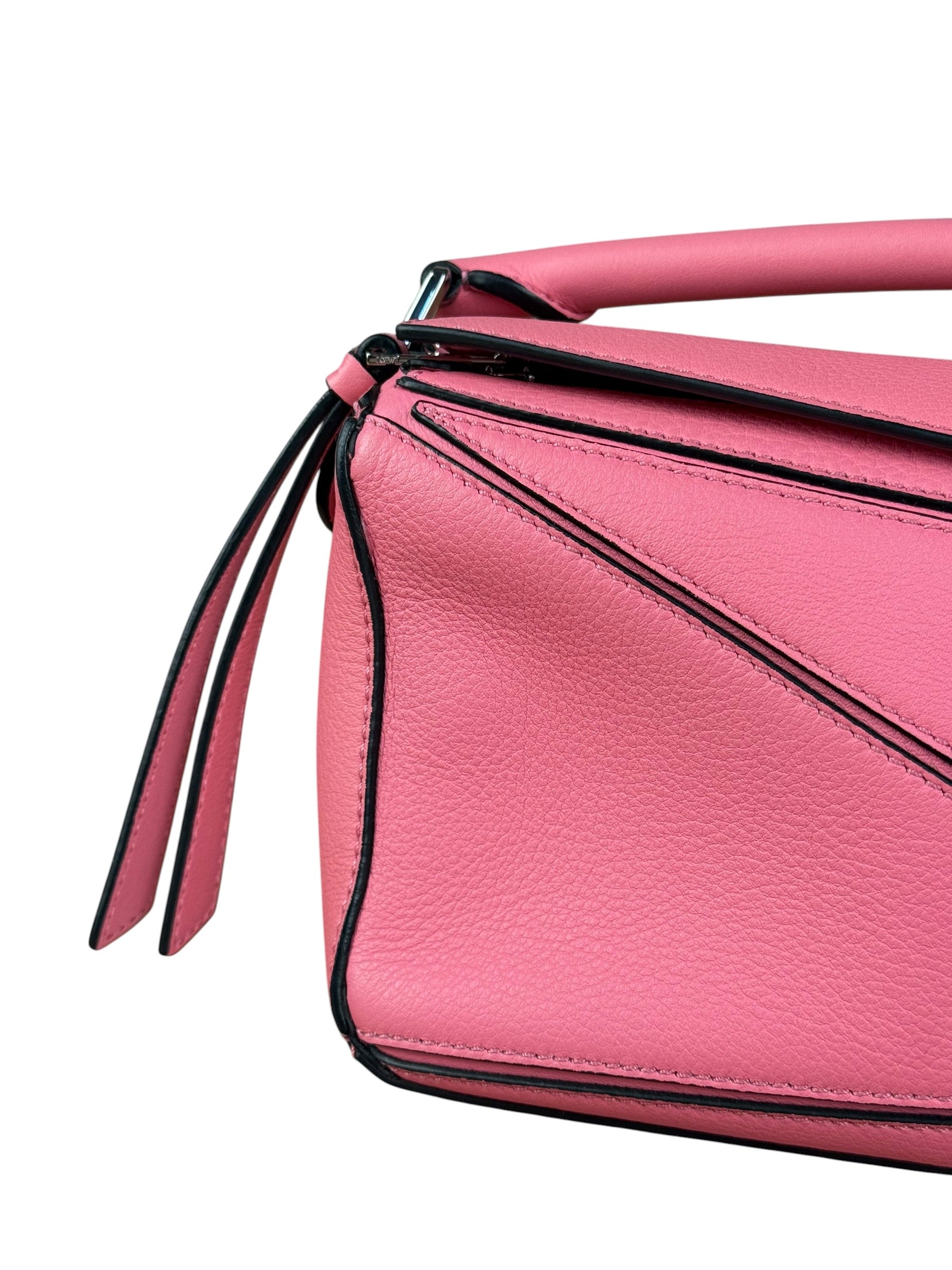 Loewe Pink Leather Mini Puzzle 2Way Bag