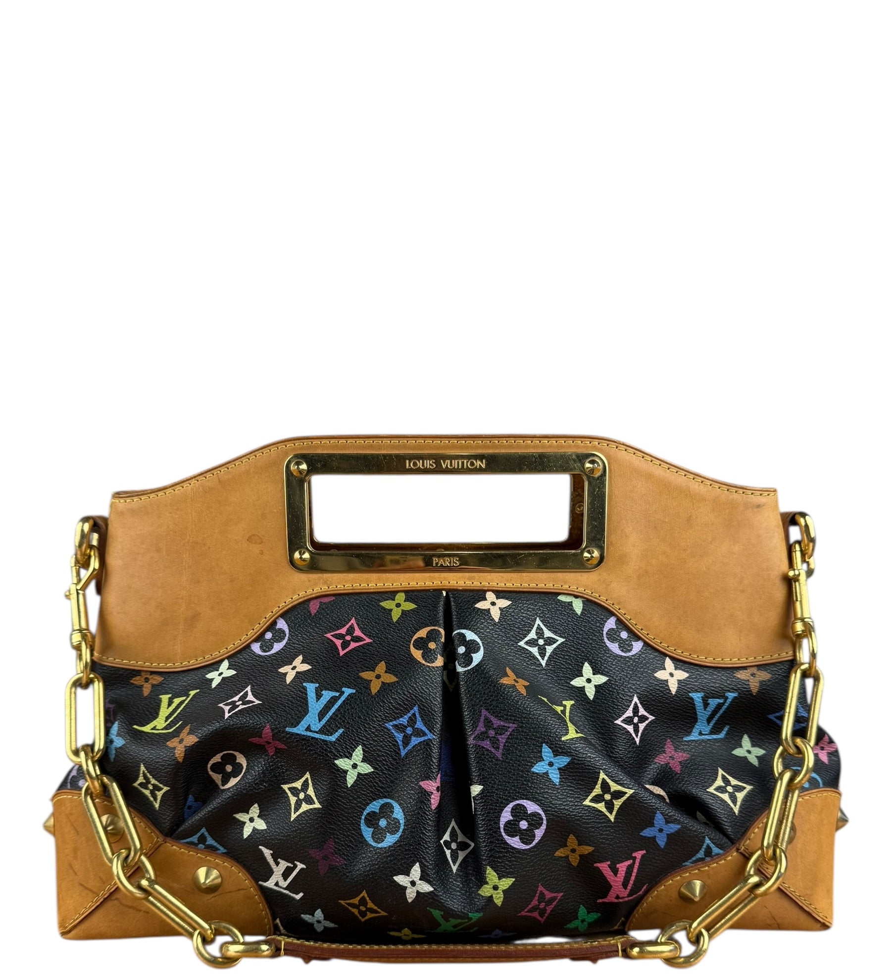 Louis Vuitton Black Murakami Judy MM Handbag