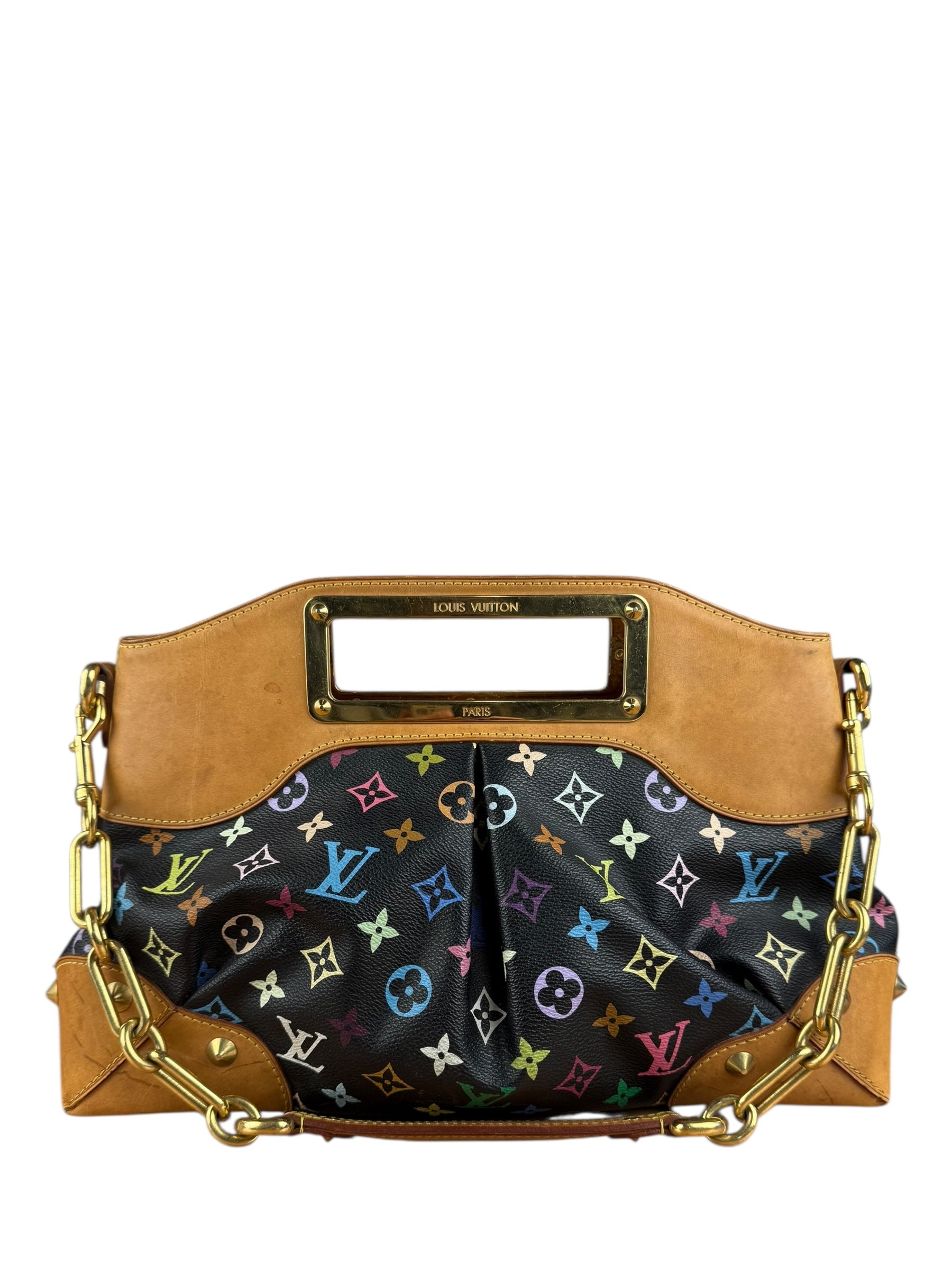 Louis Vuitton Black Murakami Judy MM Handbag