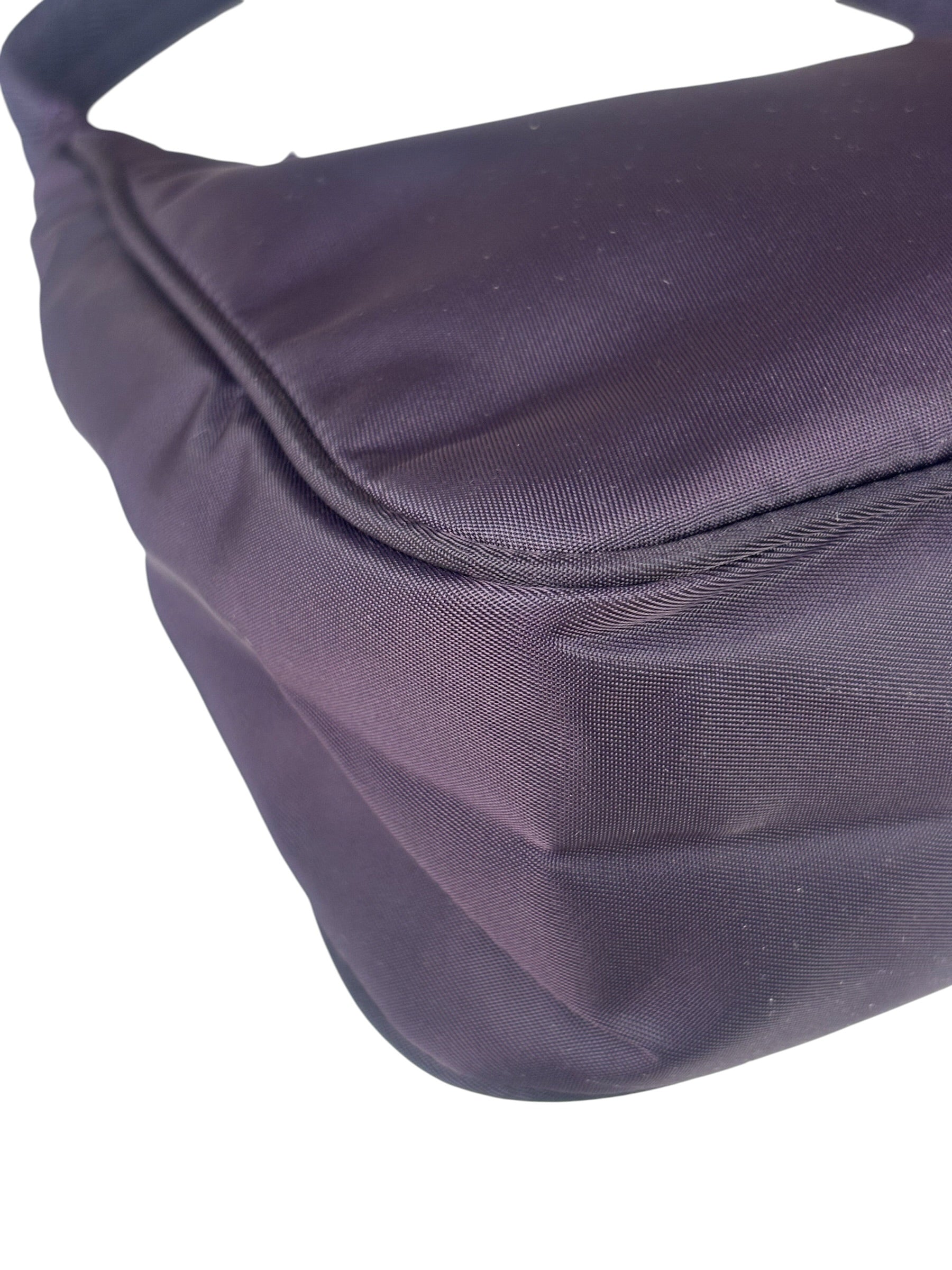 Prada Purple Tessuto Nylon Pochette